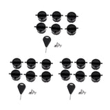 Maxbell 18x Surf  Plug with Grub Screws for Surfboard Fin Box with a Fin Key