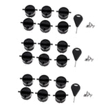 Maxbell 18x Surf  Plug with Grub Screws for Surfboard Fin Box with a Fin Key