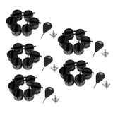 Maxbell 30Pc Surf  Plug with Grub Screws for Surfboard Fin Box with a Fin Key