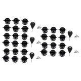 Maxbell 30Pc Surf  Plug with Grub Screws for Surfboard Fin Box with a Fin Key