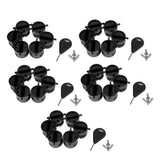 Maxbell 30Pc Surf  Plug with Grub Screws for Surfboard Fin Box with a Fin Key