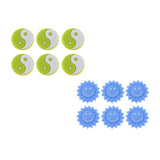 Maxbell 12pcs Silicone Tennis Racquet Racket Vibration Damper Shock Absorber  Blue