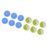 Maxbell 12pcs Silicone Tennis Racquet Racket Vibration Damper Shock Absorber  Blue