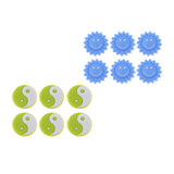 Maxbell 12pcs Silicone Tennis Racquet Racket Vibration Damper Shock Absorber  Blue