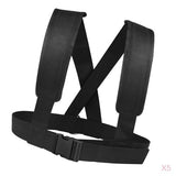 Maxbell Black Sled Harness Resistance Training Tire, Pull Strap Speed Exerciser Belt