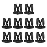 Maxbell Black Sled Harness Resistance Training Tire Pull Strap Speed Exerciser