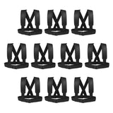 Maxbell Black Sled Harness Resistance Training Tire Pull Strap Speed Exerciser
