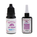Maxbell 100/10g Clear UV Resin Hard Type Glue Epoxy for Resin Casting Jewelry Making