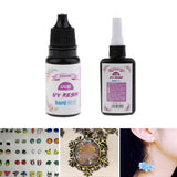 Maxbell 100/10g Clear UV Resin Hard Type Glue Epoxy for Resin Casting Jewelry Making