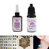 Maxbell 100/10g Clear UV Resin Hard Type Glue Epoxy for Resin Casting Jewelry Making