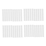 Maxbell 400pcs Adhesive Lip Adapter or Hanger for Earring Card Display