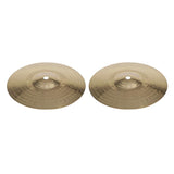 Maxbell 2 Pack of Brass Alloy Splash Crash Cymbal Hi Hat Cymbals for Drum Set 8inch