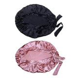 Maxbell 2x Satin Soft Adjustable Night Sleeping Cap Hat Wrap Hair Protection Bonnet