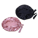 Maxbell 2x Satin Soft Adjustable Night Sleeping Cap Hat Wrap Hair Protection Bonnet