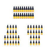Maxbell 60 Pieces Mini Refillable Glass Dropper Bottle for Essential Oils 3ML