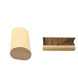 Maxbell 2 Pcs Wooden Eyewear Eyeglass Case Bamboo Sunglasses Storage Glasses Box
