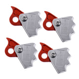 Maxbell 4pcs Safety Rock Climbing Tree Arborist Rope Grab Protecta for 9-12mm Rope