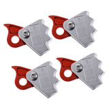 Maxbell 4pcs Safety Rock Climbing Tree Arborist Rope Grab Protecta for 9-12mm Rope
