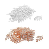 Maxbell 60Pcs/lot Large Filigree Leaf Branches Jewelry Making Findings