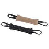 Maxbell 2 pcs Pet Dog Training Bite Tug Toy with Handle for young Dog Black Tug-30cm