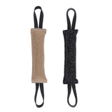 Maxbell 2 pcs Pet Dog Training Bite Tug Toy with Handle for young Dog Black Tug-30cm