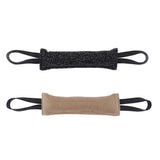 Maxbell 2 pcs Pet Dog Training Bite Tug Toy with Handle for young Dog Black Tug-30cm