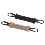 Maxbell 2 pcs Pet Dog Training Bite Tug Toy with Handle for young Dog Black Tug-30cm