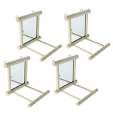 Maxbell 4 pcs Bird Swing Parrot Cage Toys Swing Hanging Play w/ Mirror Landing Perch