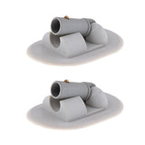 Maxbell 2X Speedboat Fishing Inflatable Boat PVC Awning/ Sun Shade Deck Mount Grey
