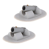 Maxbell 2X Speedboat Fishing Inflatable Boat PVC Awning/ Sun Shade Deck Mount Grey