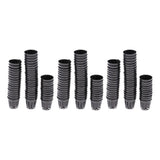 Maxbell 150 pcs Plastic Pot Baskets Aquarium Aquatic Water Plant Grass Cultivate S