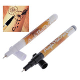 Maxbell 2set Ink Acrylic Paint Markers Art Permanent Painting Stone Fine Marker Pen