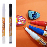 Maxbell 2set Ink Acrylic Paint Markers Art Permanent Painting Stone Fine Marker Pen