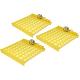 Maxbell 3 pcs 56 digital Automatic Egg Turner Tray Chicken Duck Egg Incubator Turner