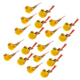 Maxbell 20 Pcs Artificial Realistic Decor Fake Bird Simulation Home Ornament Birds