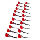 Maxbell 20 Pcs Artificial Realistic Decor Fake Bird Simulation Home Ornament Birds