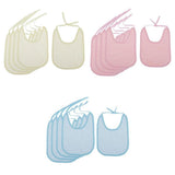 Maxbell 15 Pcs Adult Disability Bib Mealtime Cloth Protector Apron Waterproof