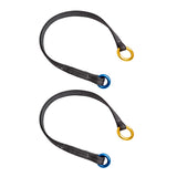 Maxbell 2 Pieces Tree Arborist Climbing Rope Friction SaverLoop Gear Equipment 120cm