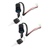 Maxbell 2pcs 2 Wire Ignition Switch Key For POCKET DIRT BIKE ATV SCOOTER U KS51
