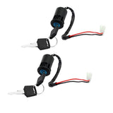 Maxbell 2pcs 2 Wire Ignition Switch Key For POCKET DIRT BIKE ATV SCOOTER U KS51