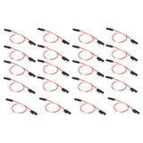 Maxbell 20 Pieces Quick Disconnect 2-Pin SAE Waterproof Wire Harness