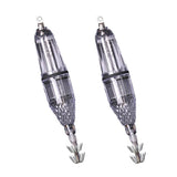 Maxbell 2 Packs Luminous Octopus Squid Jig Hook 12cm Saltwater Fishing Lure Bait