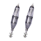 Maxbell 2 Packs Luminous Octopus Squid Jig Hook 12cm Saltwater Fishing Lure Bait