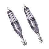 Maxbell 2 Packs Luminous Octopus Squid Jig Hook 12cm Saltwater Fishing Lure Bait