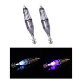 Maxbell 2 Packs Luminous Octopus Squid Jig Hook 12cm Saltwater Fishing Lure Bait