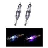 Maxbell 2 Packs Luminous Octopus Squid Jig Hook 12cm Saltwater Fishing Lure Bait