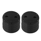 Maxbell 20 Pcs Marine Boat RV 4inch Access Hatch Cover Twist Screw Out Deck Plate