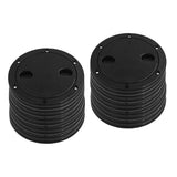 Maxbell 20 Pcs Marine Boat RV 4inch Access Hatch Cover Twist Screw Out Deck Plate