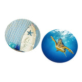 Maxbell 2pcs Waterproof Fitted Table Cover Cloth for 140cm Round Dinning Tables