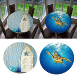 Maxbell 2pcs Waterproof Fitted Table Cover Cloth for 140cm Round Dinning Tables